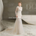 Long Sleeve Lace Dress White off shoulder mermaid ball gown wedding dress